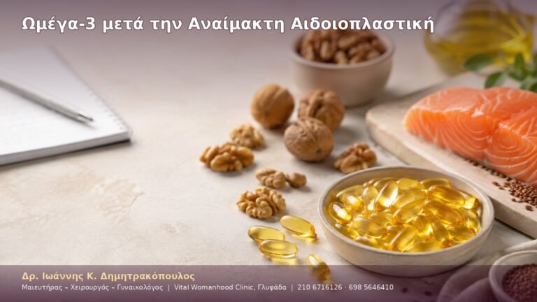 Ωμέγα-3 μετά την Αναίμακτη Αιδοιοπλαστική