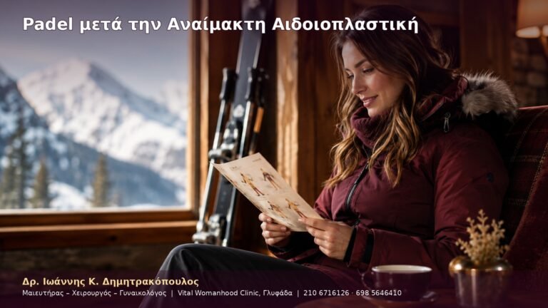 Padel μετά την Αναίμακτη Αιδοιοπλαστική