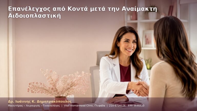 Επανέλεγχος από Κοντά μετά την Αναίμακτη Αιδοιοπλαστική