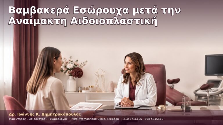 Βαμβακερά Εσώρουχα μετά την Αναίμακτη Αιδοιοπλαστική