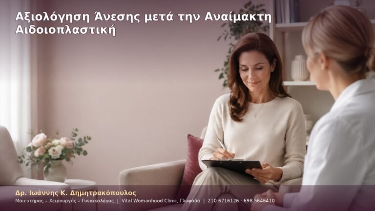 Αξιολόγηση Άνεσης μετά την Αναίμακτη Αιδοιοπλαστική