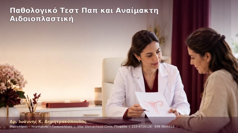 Παθολογικό Τεστ Παπ και Αναίμακτη Αιδοιοπλαστική