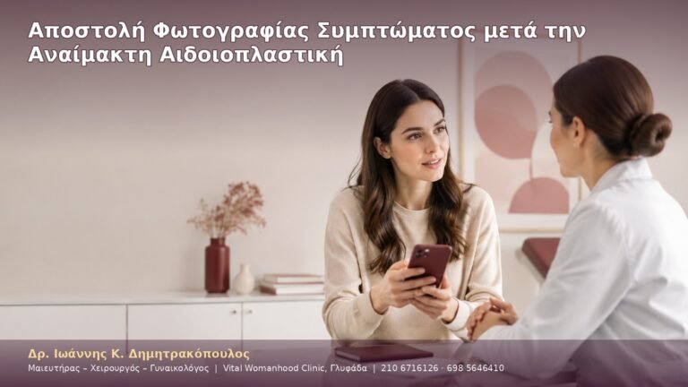 Αποστολή Φωτογραφίας Συμπτώματος μετά την Αναίμακτη Αιδοιοπλαστική