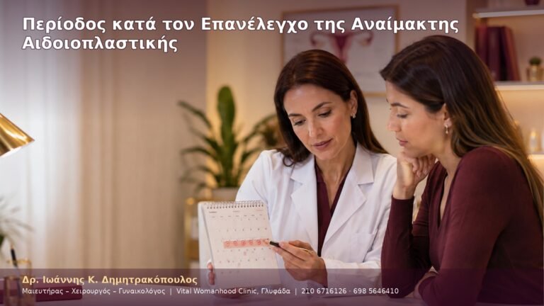Περίοδος κατά τον Επανέλεγχο της Αναίμακτης Αιδοιοπλαστικής
