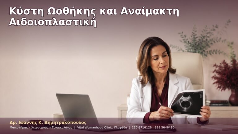 Κύστη Ωοθήκης και Αναίμακτη Αιδοιοπλαστική