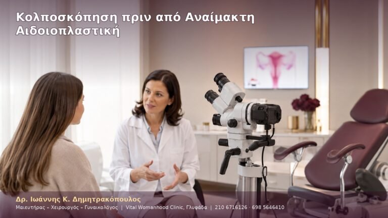 Κολποσκόπηση πριν από Αναίμακτη Αιδοιοπλαστική