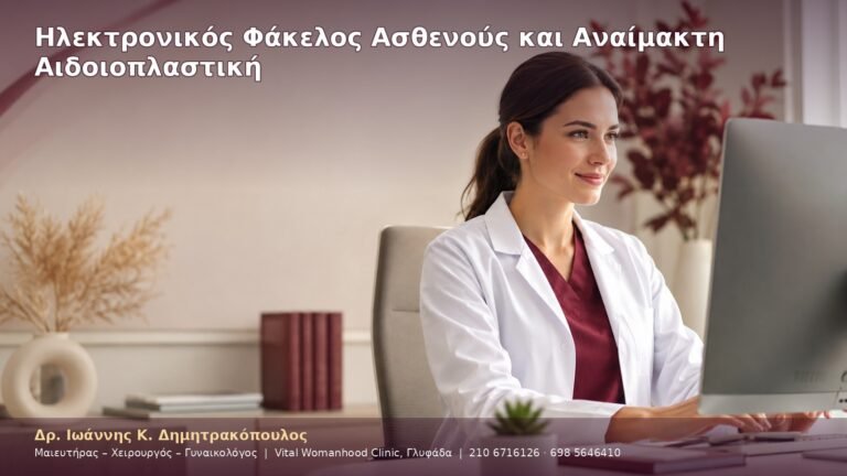 Ηλεκτρονικός Φάκελος Ασθενούς και Αναίμακτη Αιδοιοπλαστική