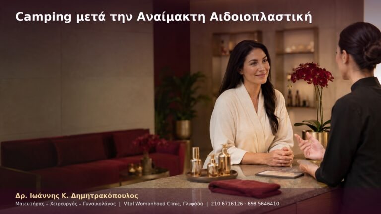 Camping μετά την Αναίμακτη Αιδοιοπλαστική