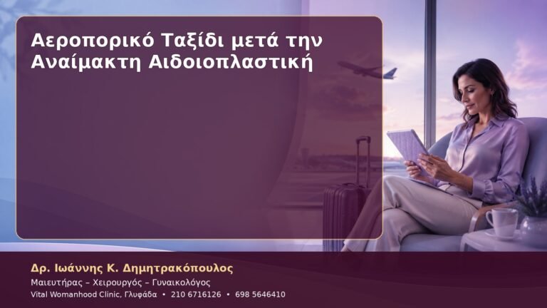 Αεροπορικό Ταξίδι μετά την Αναίμακτη Αιδοιοπλαστική