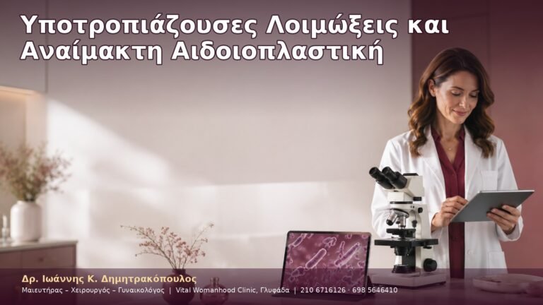 Υποτροπιάζουσες Λοιμώξεις και Αναίμακτη Αιδοιοπλαστική