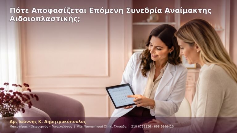 Πότε Αποφασίζεται Επόμενη Συνεδρία Αναίμακτης Αιδοιοπλαστικής;