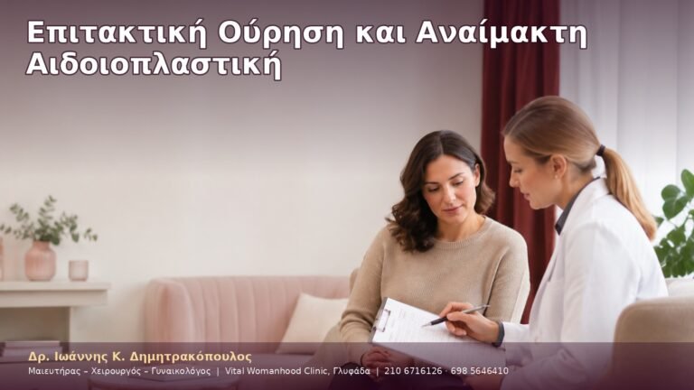 Επιτακτική Ούρηση και Αναίμακτη Αιδοιοπλαστική