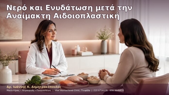 Νερό και Ενυδάτωση μετά την Αναίμακτη Αιδοιοπλαστική