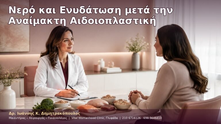 Νερό και Ενυδάτωση μετά την Αναίμακτη Αιδοιοπλαστική