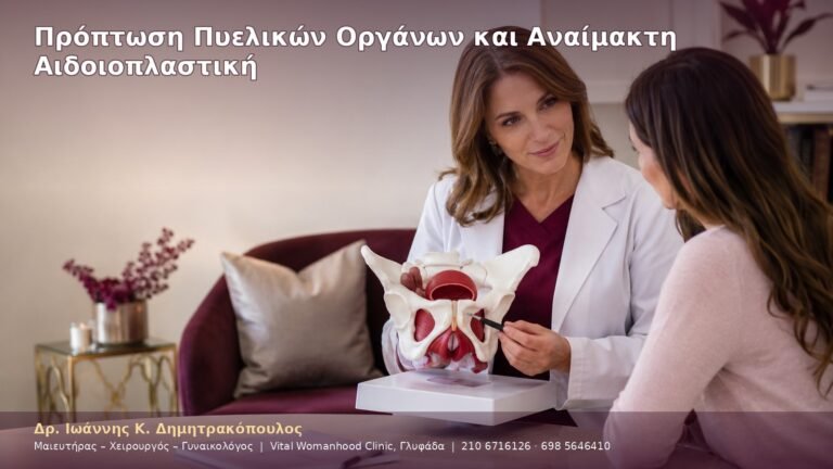 Πρόπτωση Πυελικών Οργάνων και Αναίμακτη Αιδοιοπλαστική