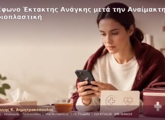 Τηλέφωνο Έκτακτης Ανάγκης μετά την Αναίμακτη Αιδοιοπλαστική
