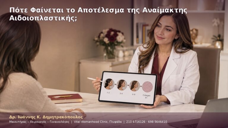 Πότε Φαίνεται το Αποτέλεσμα της Αναίμακτης Αιδοιοπλαστικής;
