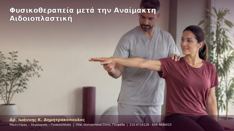 Φυσικοθεραπεία μετά την Αναίμακτη Αιδοιοπλαστική