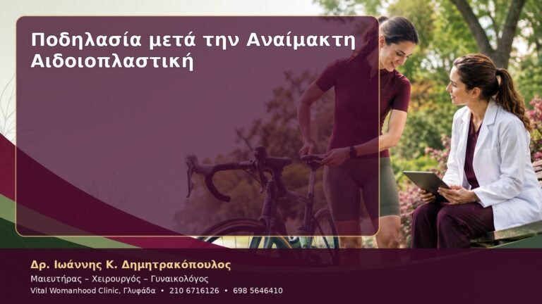Ποδηλασία μετά την Αναίμακτη Αιδοιοπλαστική