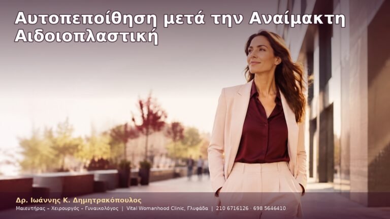 Αυτοπεποίθηση μετά την Αναίμακτη Αιδοιοπλαστική
