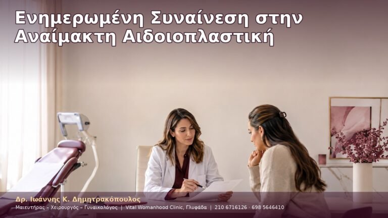 Ενημερωμένη Συναίνεση στην Αναίμακτη Αιδοιοπλαστική