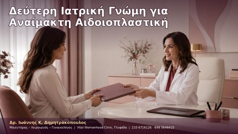 Δεύτερη Ιατρική Γνώμη για Αναίμακτη Αιδοιοπλαστική