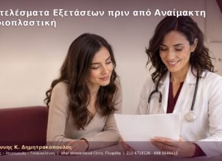 Αποτελέσματα Εξετάσεων πριν από Αναίμακτη Αιδοιοπλαστική