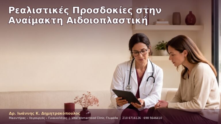 Ρεαλιστικές Προσδοκίες στην Αναίμακτη Αιδοιοπλαστική