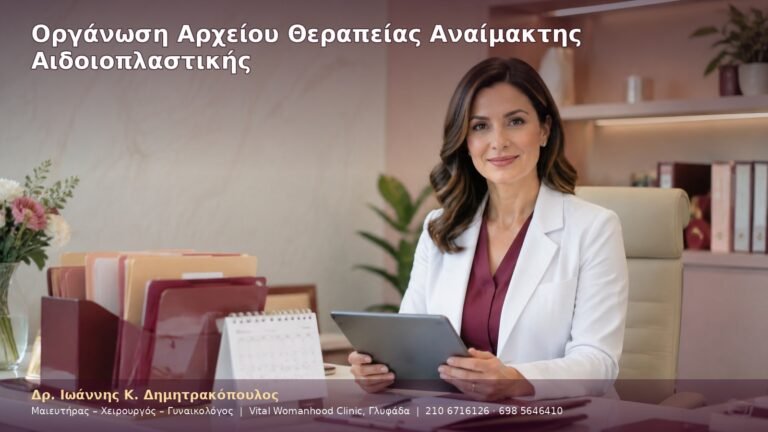 Οργάνωση Αρχείου Θεραπείας Αναίμακτης Αιδοιοπλαστικής