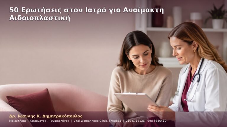 50 Ερωτήσεις στον Ιατρό για Αναίμακτη Αιδοιοπλαστική