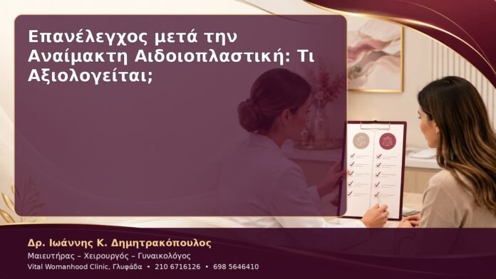 cover-50 Επανέλεγχος μετά την Αναίμακτη Αιδοιοπλαστική: Τι Αξιολογείται;