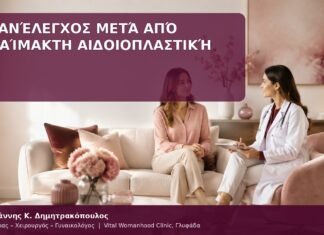 Επανέλεγχος μετά από Αναίμακτη Αιδοιοπλαστική επανέλεγχος αναίμακτης αιδοιοπλαστικής
