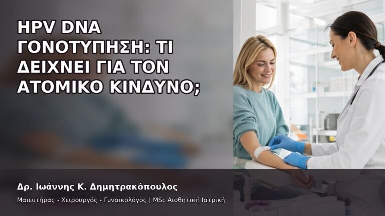 HPV DNA Γονοτύπηση: Τι Δείχνει για τον Ατομικό Κίνδυνο; - Δρ. Ιωάννης Κ. Δημητρακόπουλος