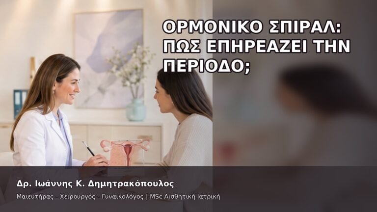 Ορμονικό Σπιράλ: Πώς Επηρεάζει την Περίοδο; - Δρ. Ιωάννης Κ. Δημητρακόπουλος