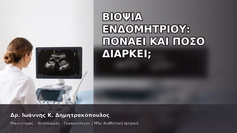 Βιοψία Ενδομητρίου: Πονάει και Πόσο Διαρκεί; - Δρ. Ιωάννης Κ. Δημητρακόπουλος