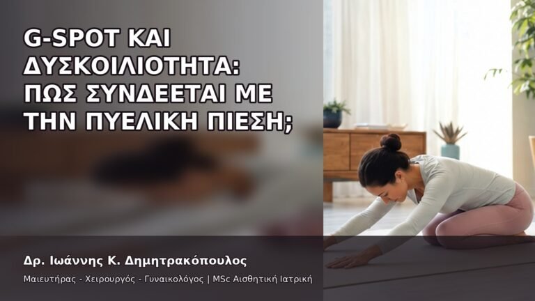 G-Spot και Δυσκοιλιότητα: Πώς Συνδέεται με την Πυελική Πίεση; - Δρ. Ιωάννης Κ. Δημητρακόπουλος