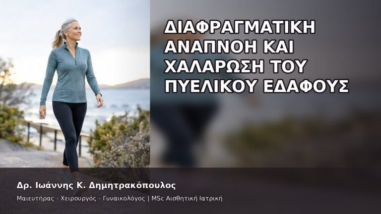 Διαφραγματική Αναπνοή και Χαλάρωση του Πυελικού Εδάφους - Δρ. Ιωάννης Κ. Δημητρακόπουλος