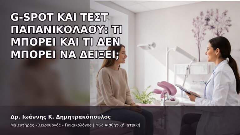 G-Spot και Τεστ Παπανικολάου: Τι Μπορεί και Τι Δεν Μπορεί να Δείξει; - Δρ. Ιωάννης Κ. Δημητρακόπουλος
