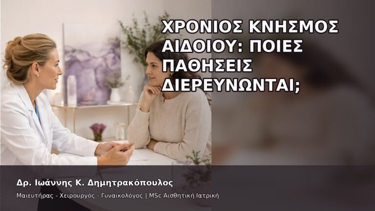 Χρόνιος Κνησμός Αιδοίου: Ποιες Παθήσεις Διερευνώνται; - Δρ. Ιωάννης Κ. Δημητρακόπουλος