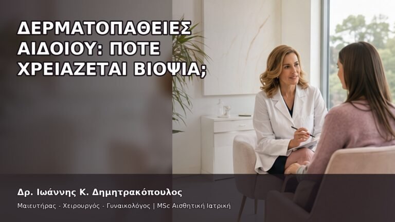 Δερματοπάθειες Αιδοίου: Πότε Χρειάζεται Βιοψία; - Δρ. Ιωάννης Κ. Δημητρακόπουλος