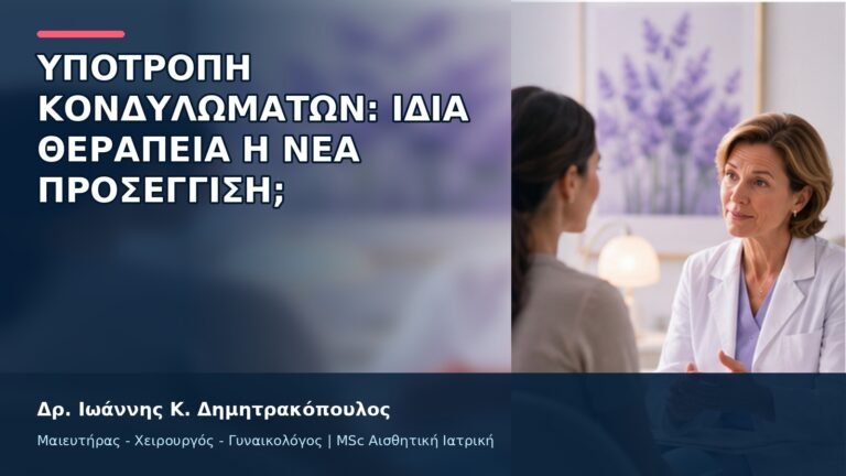 Υποτροπή Κονδυλωμάτων: Ίδια Θεραπεία ή Νέα Προσέγγιση; - Δρ. Ιωάννης Κ. Δημητρακόπουλος