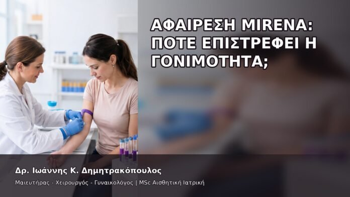 Αφαίρεση Mirena: Πότε Επιστρέφει η Γονιμότητα; - Δρ. Ιωάννης Κ. Δημητρακόπουλος
