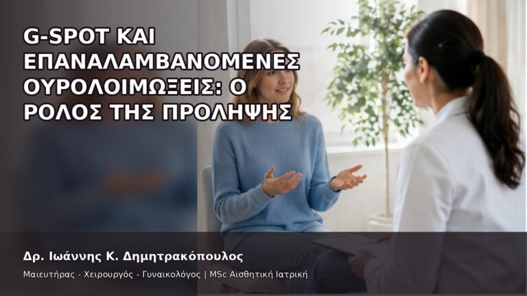 G-Spot και Επαναλαμβανόμενες Ουρολοιμώξεις: Ο Ρόλος της Πρόληψης - Δρ. Ιωάννης Κ. Δημητρακόπουλος