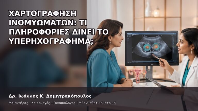 Χαρτογράφηση Ινομυωμάτων: Τι Πληροφορίες Δίνει το Υπερηχογράφημα; - Δρ. Ιωάννης Κ. Δημητρακόπουλος