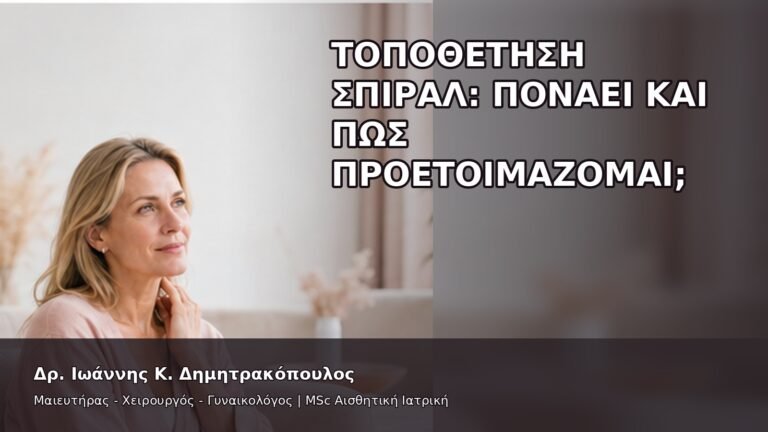 Τοποθέτηση Σπιράλ: Πονάει και Πώς Προετοιμάζομαι; - Δρ. Ιωάννης Κ. Δημητρακόπουλος