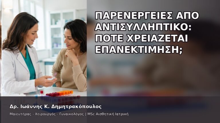 Παρενέργειες από Αντισυλληπτικό: Πότε Χρειάζεται Επανεκτίμηση; - Δρ. Ιωάννης Κ. Δημητρακόπουλος