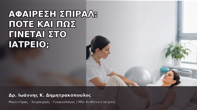 Αφαίρεση Σπιράλ: Πότε και Πώς Γίνεται στο Ιατρείο; - Δρ. Ιωάννης Κ. Δημητρακόπουλος
