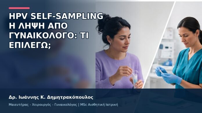 HPV Self-Sampling ή Λήψη από Γυναικολόγο: Τι Επιλέγω; - Δρ. Ιωάννης Κ. Δημητρακόπουλος
