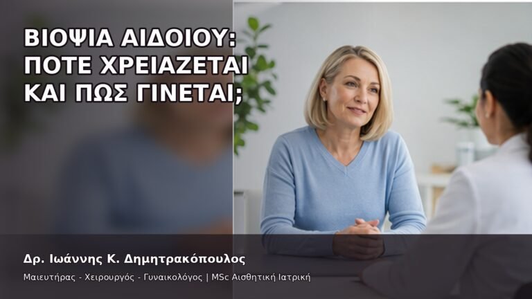 Βιοψία Αιδοίου: Πότε Χρειάζεται και Πώς Γίνεται; - Δρ. Ιωάννης Κ. Δημητρακόπουλος