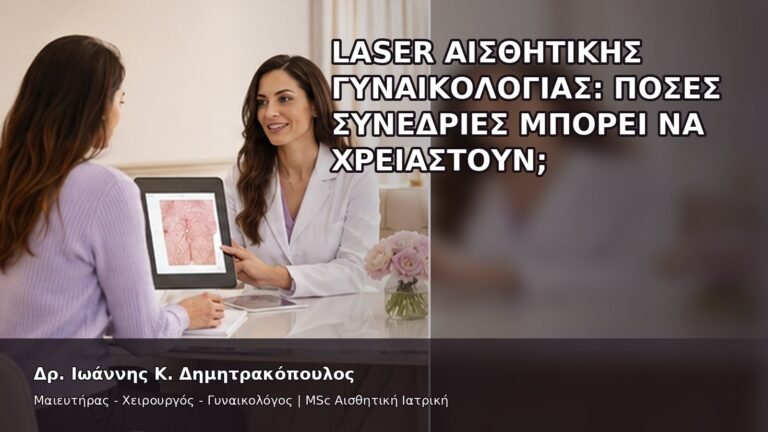 Laser Αισθητικής Γυναικολογίας: Πόσες Συνεδρίες Μπορεί να Χρειαστούν; - Δρ. Ιωάννης Κ. Δημητρακόπουλος